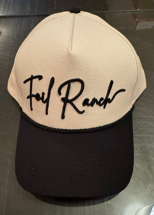 Foil Ranch Hat (Black)