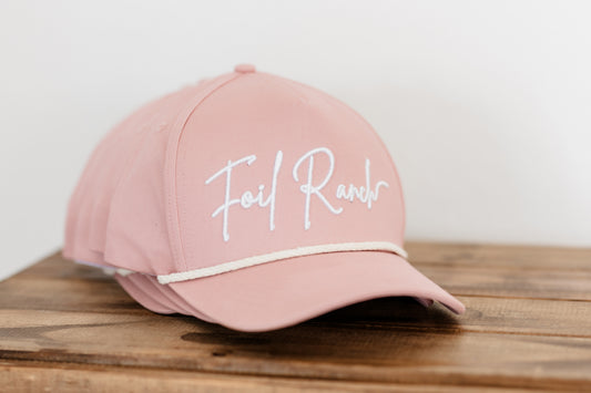 Foil Ranch Hat (Dusty Rose)